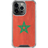 Morocco Flag Distressed iPhone 16 Pro Clear Case